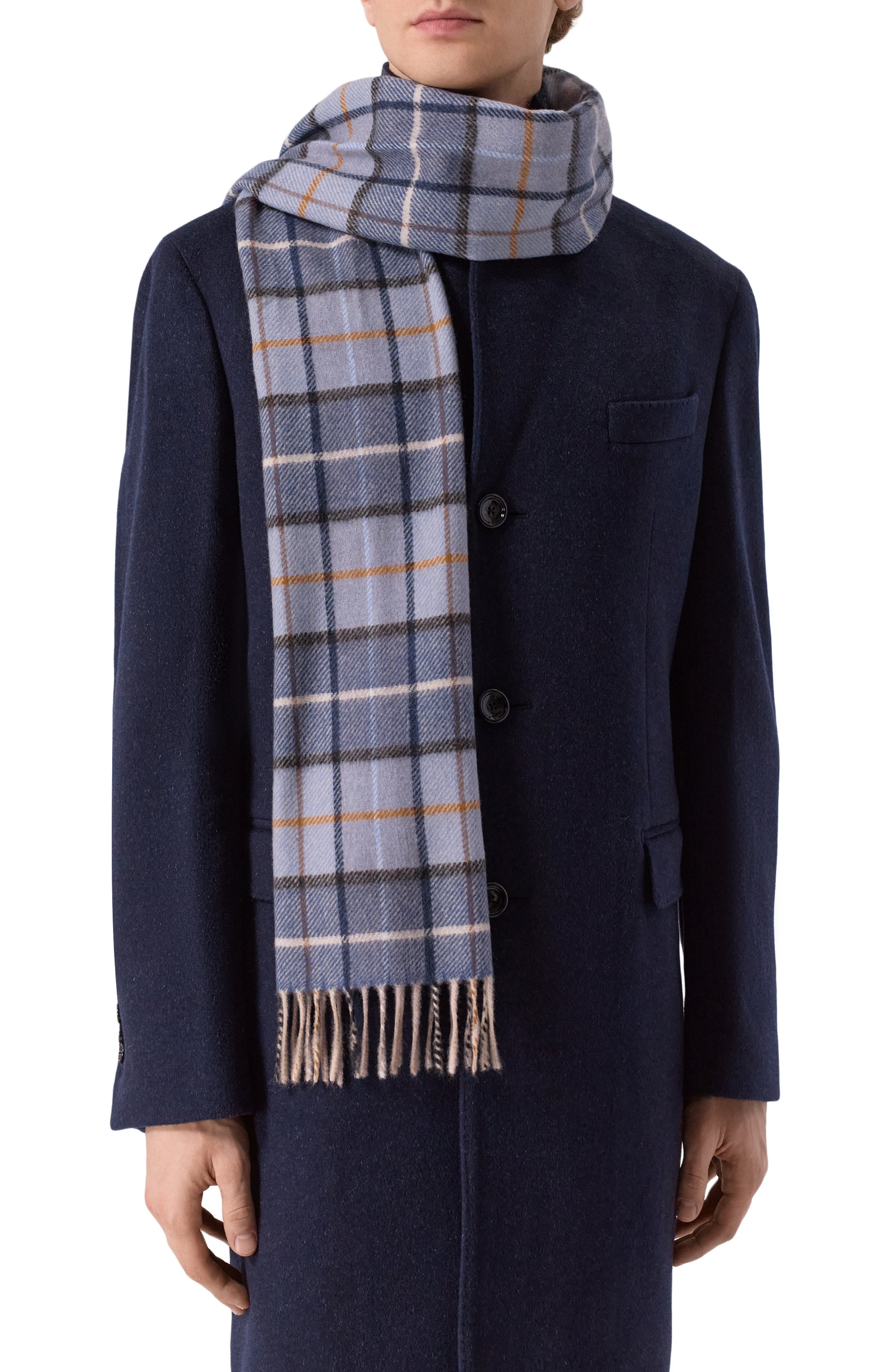 Кашемировый шарф ANDREA CAMPAGNA, арт. 632443, фото 2