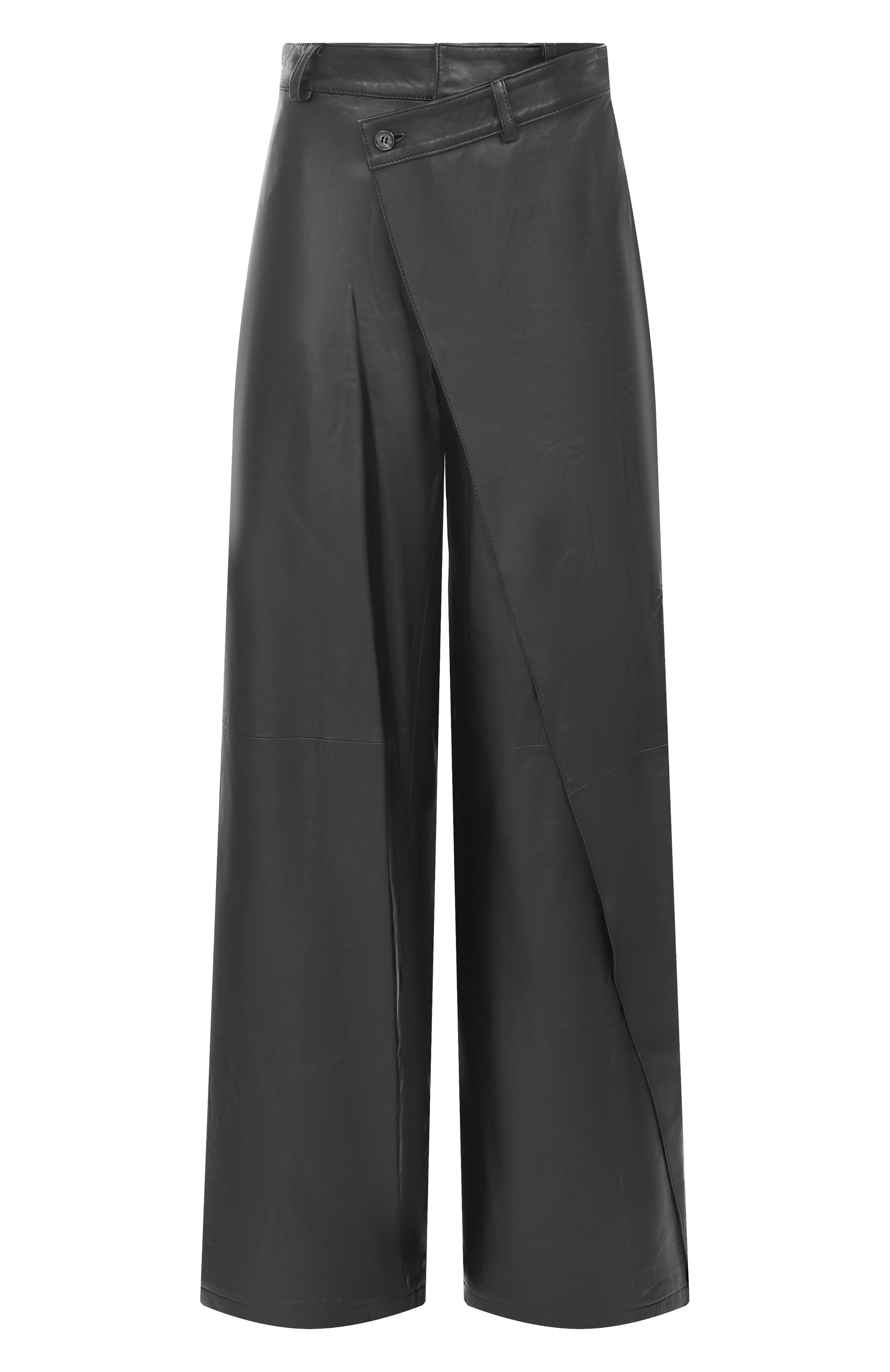 Кожаные брюки GIUSEPPE DI MORABITO черного цвета по цене 235500 руб., арт. 05FW2PA103P 05351, фото 1 Кожаные брюки GIUSEPPE DI MORABITO, арт. 05FW2PA103P 05351, фото 1