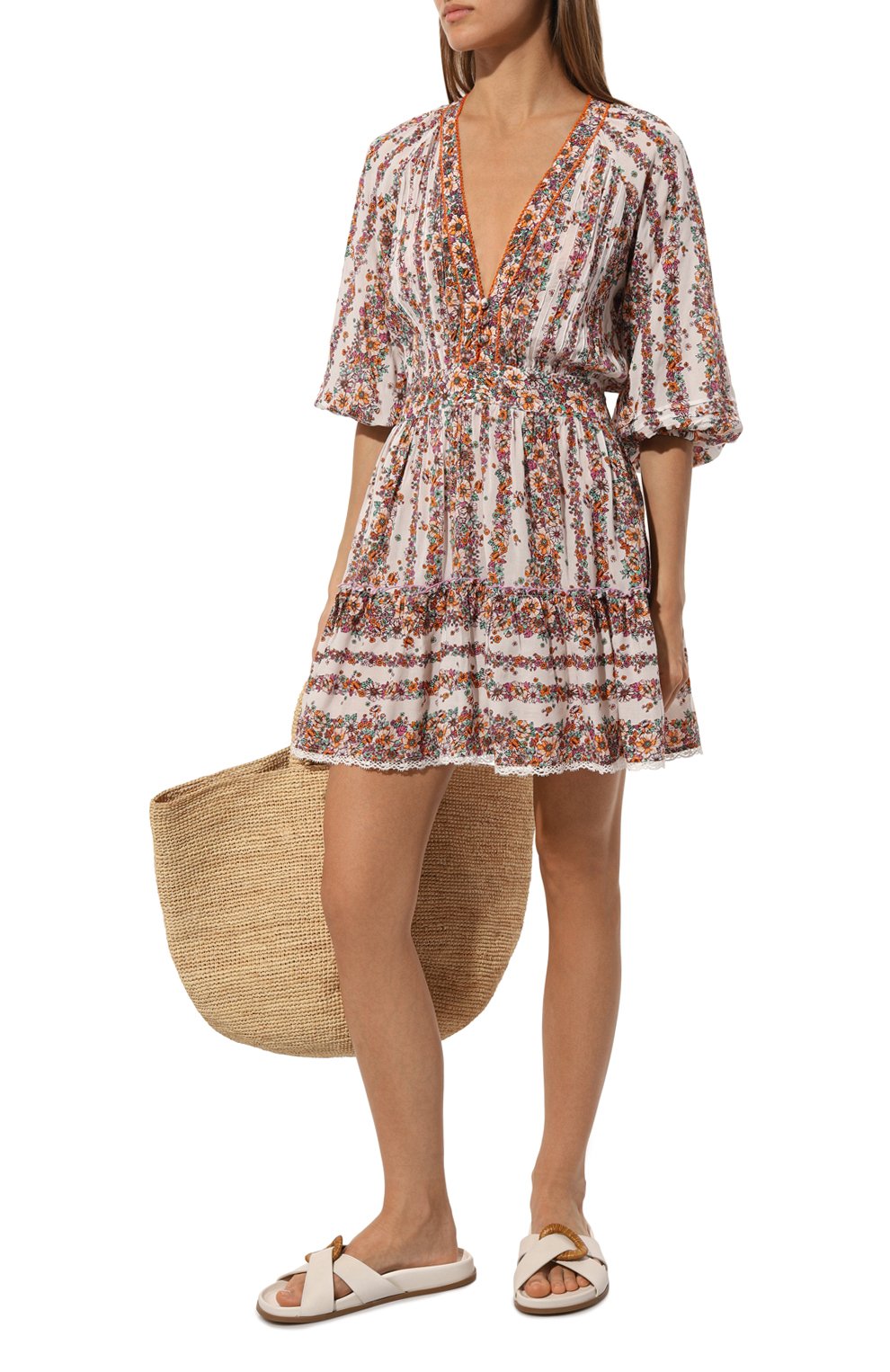 Платье из вискозы POUPETTE ST BARTH, арт. WBJS24NBWFL, фото 2