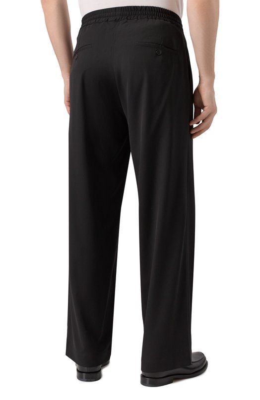 Шерстяные брюки Isabel Benenato UW32F25 Чёрный  UW32F25 Фото 4