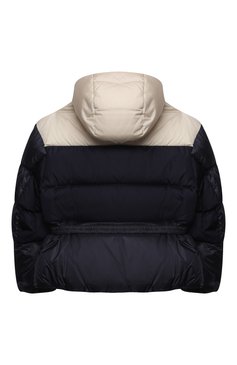 Детская пуховая куртка MONCLER синего цвета, арт. G2-954-1A520-10-54155/12-14A | Фото 2 (Материал подклада: Синтетический материал; Материал внешний: Синтетический материал; Ру�кава: Длинные; Девочки Кросс-КТ: Пуховик-верхняя одежда; Материал утеплителя: Пух и перо; Кросс-КТ: Зима; Материал сплава: Проставлено; Драгоценные камни: Проставлено; Ростовка одежда: 12 лет | 152 см, 16 лет | 164 см)