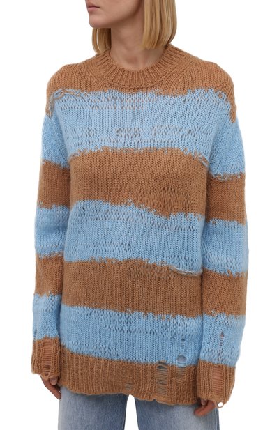 Свитер ACNE STUDIOS голубого цвета по цене 31600 руб., арт. A60243, фото 3 Свитер ACNE STUDIOS, арт. A60243, фото 3