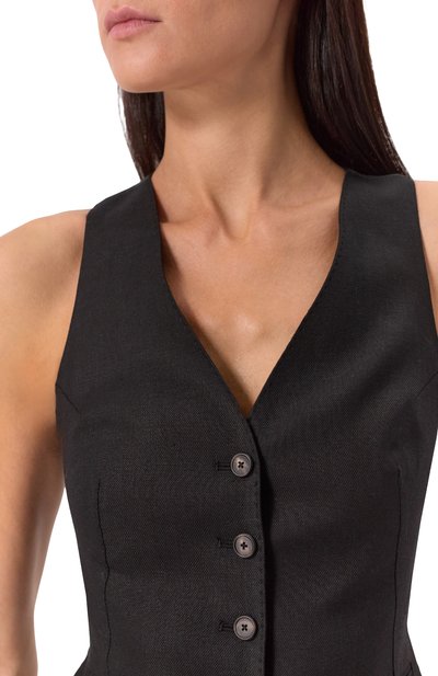 Льняной жилет TAGLIATORE 0205, арт. GISELLE/340021, фото 5