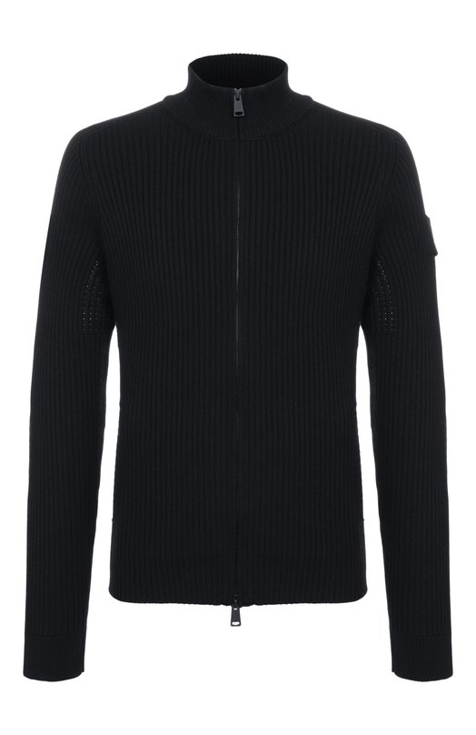 Шерстяной кардиган Premiata PMG25/W00L Чёрный PMG25/W00L