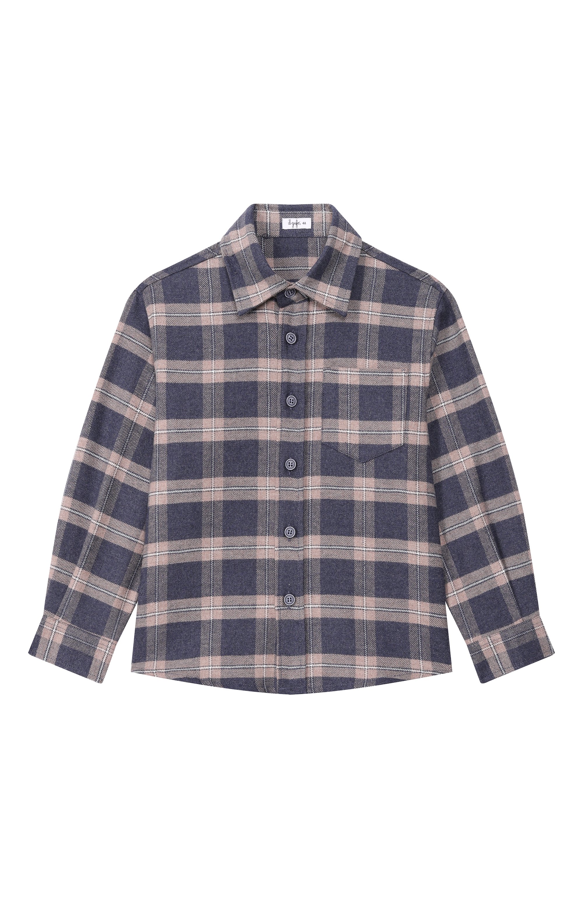 Хлопковая рубашка IL GUFO, арт. A25GCL0010C3165/5-8, фото 1