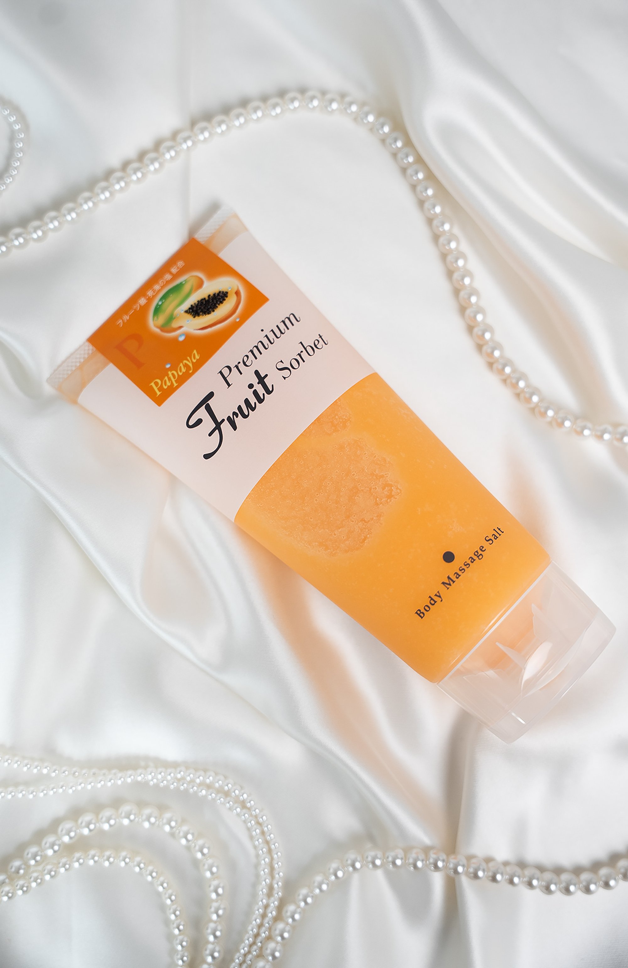 Скраб-щербет для тела с солью тихого океана и папайей (500g) ENHEL BEAUTY, арт. 4512442003366, фото 2