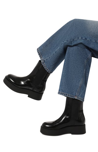 Кожаные челси PREMIATA черного цвета по цене 61000 руб., арт. M6890/M0USSE, фото 3 Кожаные челси PREMIATA, арт. M6890/M0USSE, фото 3