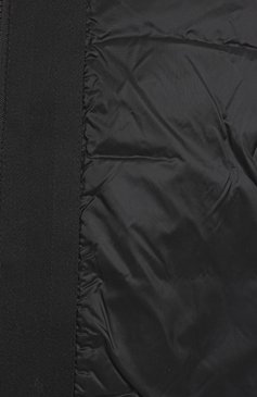 Мужской комбинированный кардиган MONCLER черного цвета, арт. 9B00005/M1367 | Фото 7 (Рукава: Длинные; Длина (для топов): Стандартные; Материал внешний: Хлопок; Мужское Кросс-КТ: Кардиган-одежда; Стили: Кэжуэл; Застежка: Молния; Материал утеплителя: Пух и перо)