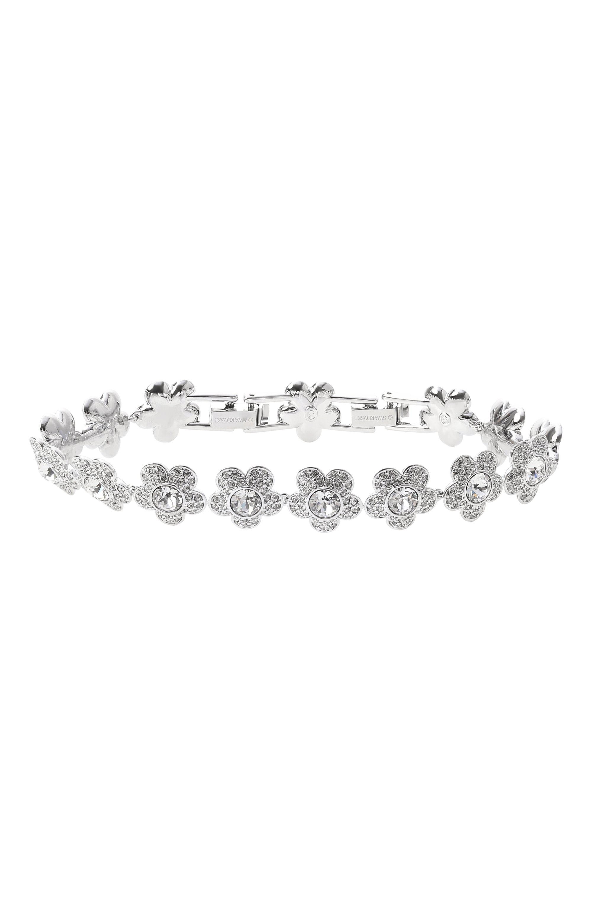 Браслет ariana grande x swarovsky SWAROVSKI серебряного цвета по цене 33900 руб., арт. 5749182, фото 1 Браслет ariana grande x swarovsky SWAROVSKI, арт. 5749182, фото 1