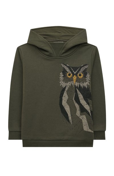 Хлопковое худи IL GUFO, арт. A21MF221M0107/5A-8A, фото 1