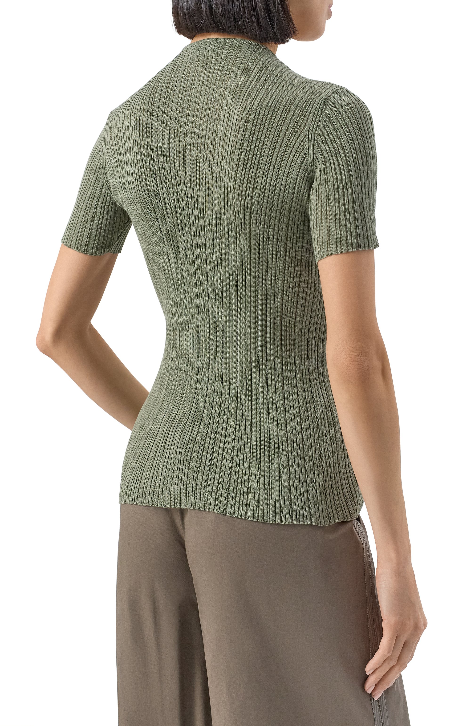 Топ из хлопка и  шелка AGNONA, арт. KT09015/7Q180M, фото 4