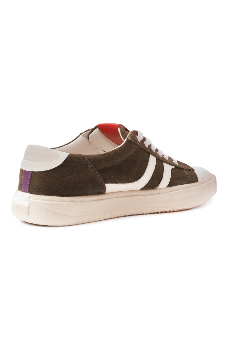 Мужские текстильные кеды royal ii orbit PRO-KEDS 1949 темно-коричневого цвета, арт. R0YAL II 0RBIT-L0W/ST0NE WASHED CANVAS | Фото 5 (Материал внешний: Текстиль; Материал внутренний: Текстиль; Подошва: Массивная; Материал утеплителя: Без утеплителя; Кросс-КТ: Низкие; Стили: Классический)