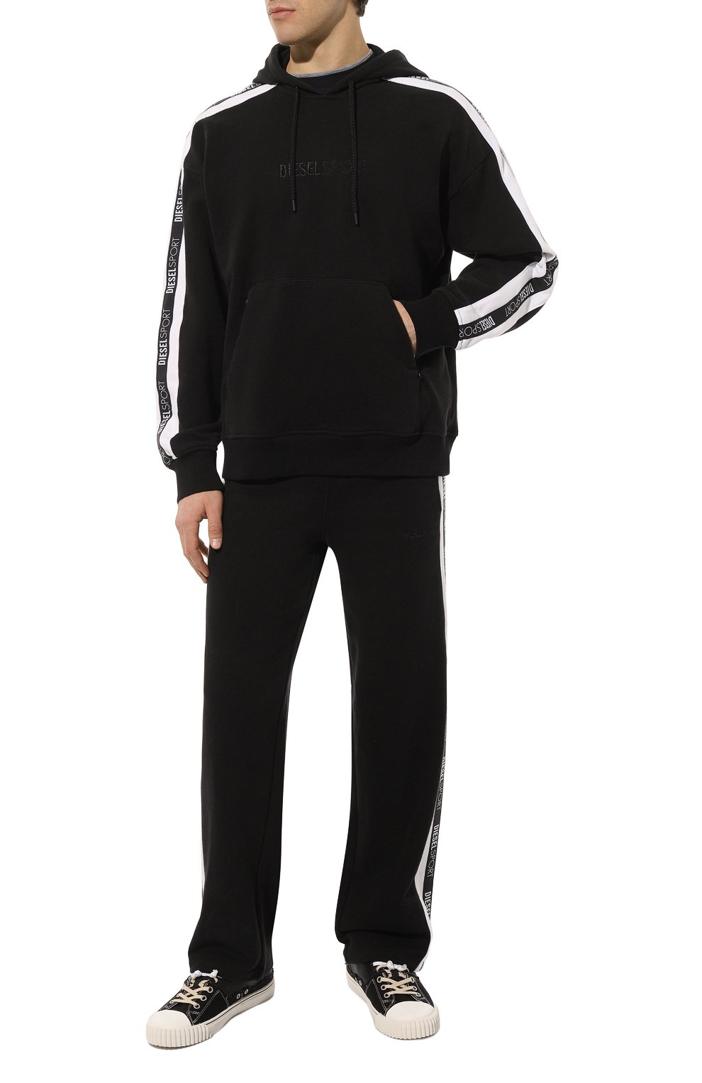 Худи DIESEL черного цвета по цене 18500 руб., арт. A09473/0NEAH, фото 2 Худи DIESEL, арт. A09473/0NEAH, фото 2