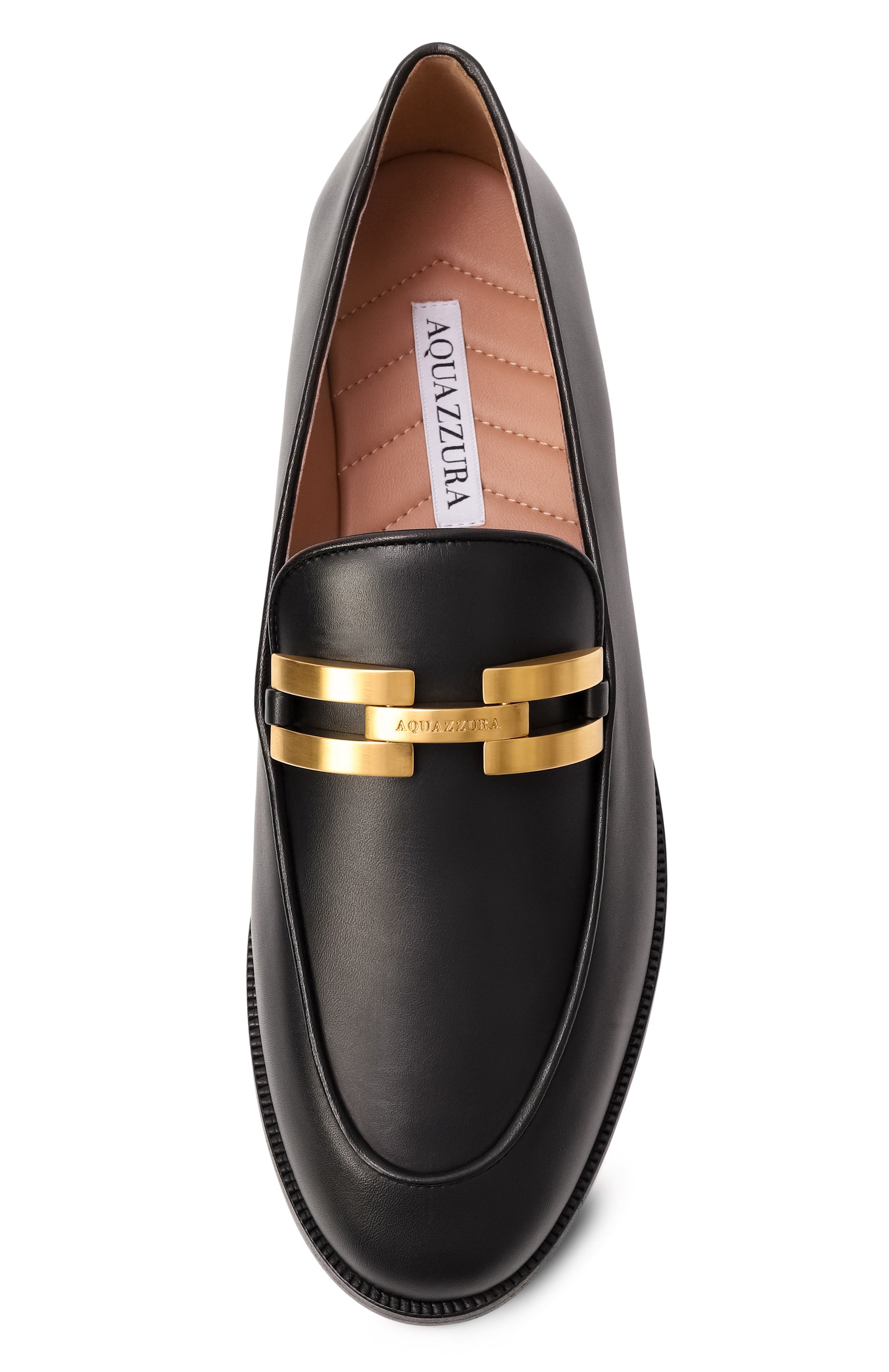 Кожаные лоферы brandi AQUAZZURA, арт. BDIFLAM0-CFP-0FF, фото 6