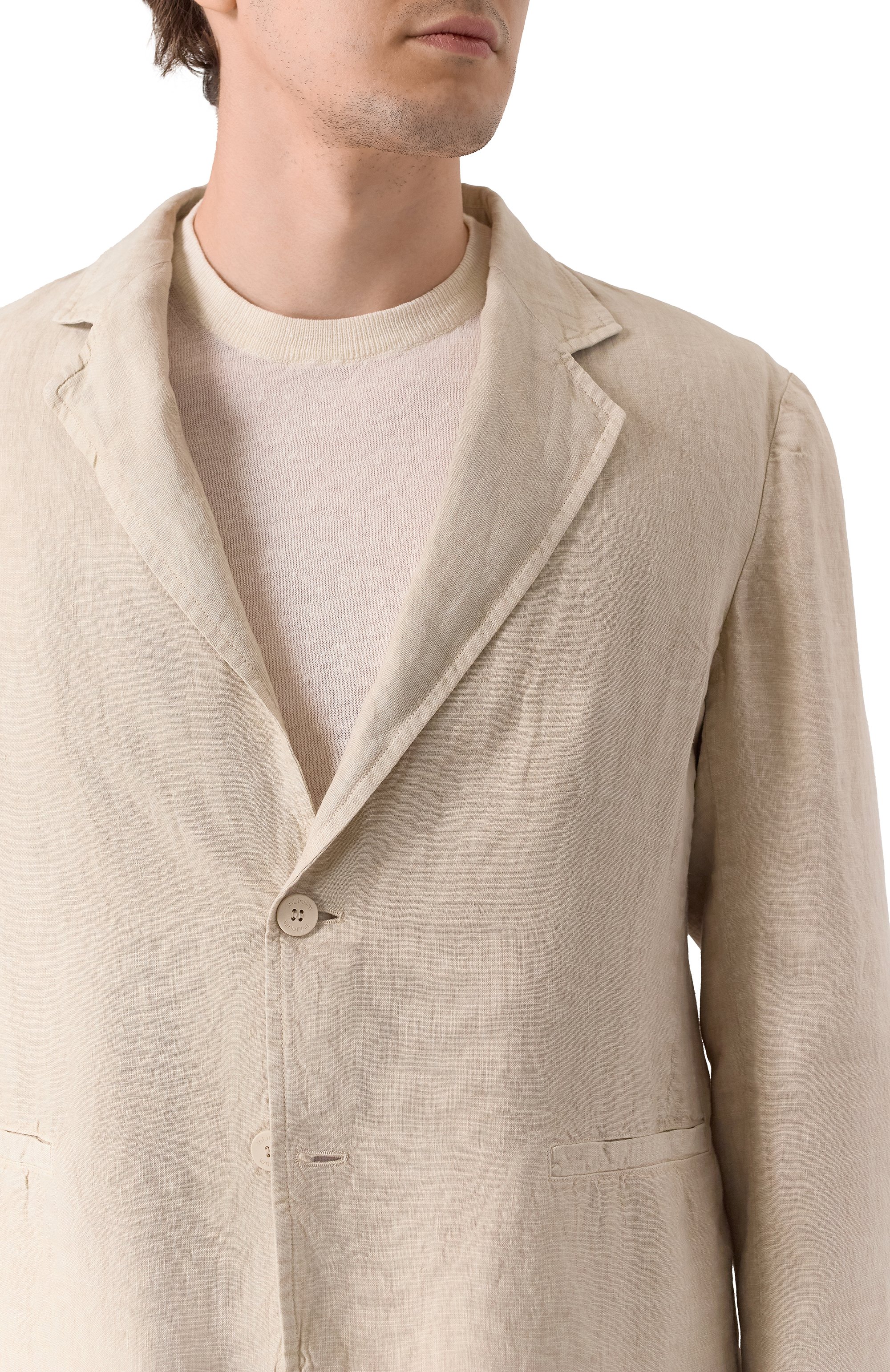 Пиджак из хлопка и льна INLINUM, арт. JAC0B, фото 7