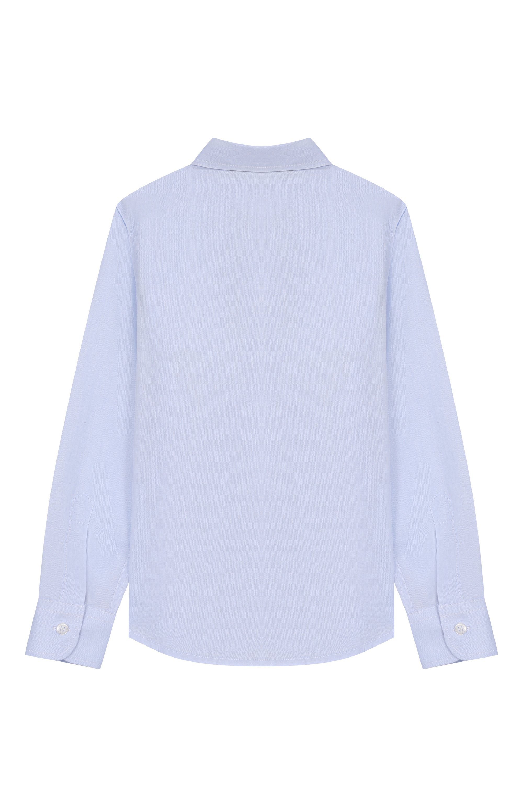 Хлопковая рубашка DAL LAGO голубого цвета по цене 8995 руб., арт. N402/1165/4-6, фото 2 Хлопковая рубашка DAL LAGO, арт. N402/1165/4-6, фото 2