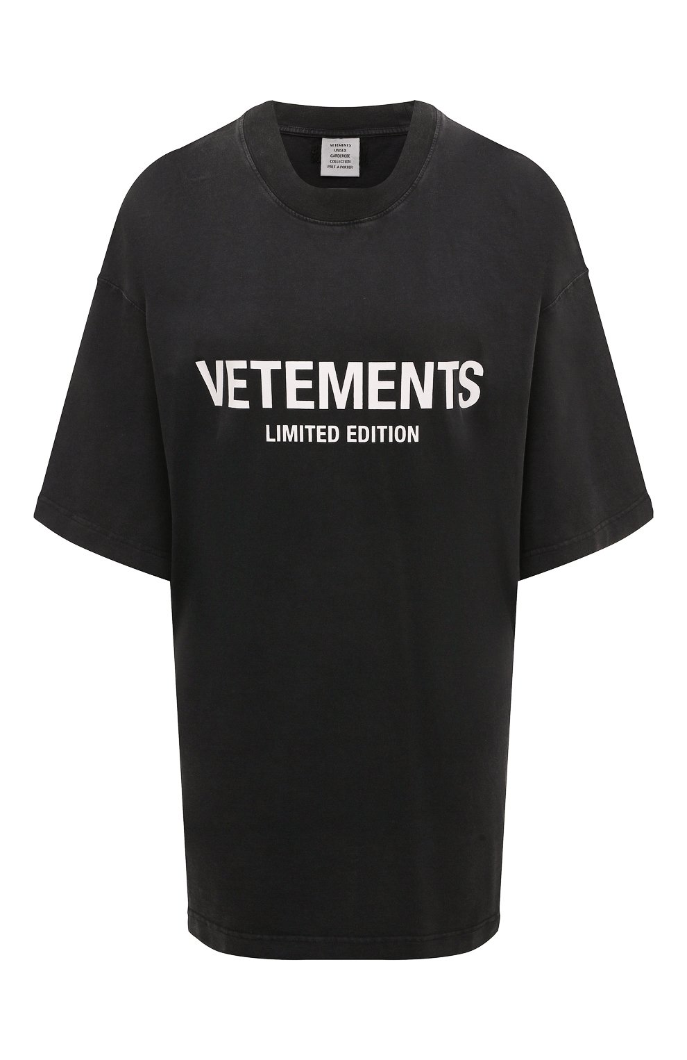 Хлопковая футболка VETEMENTS, арт. UE63TR720X, фото 1