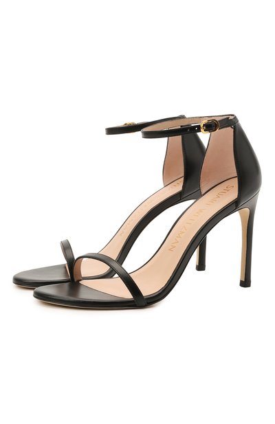 Кожаные босоножки nudist song STUART WEITZMAN, арт. S6755, фото 1