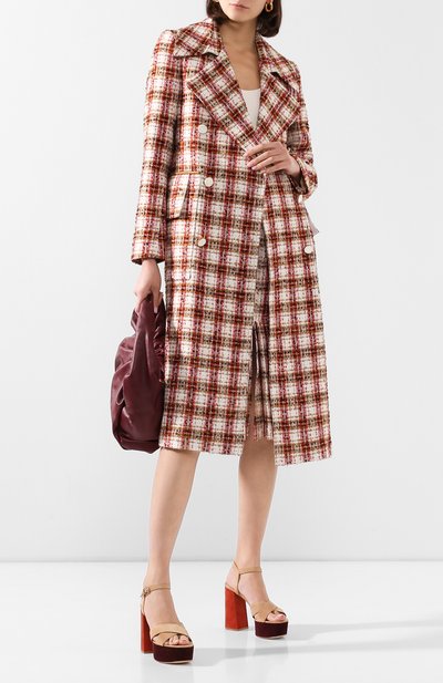 Пальто из смеси шерсти и хлопка VICTORIA BECKHAM, арт. 1120WCT000643A, фото 2