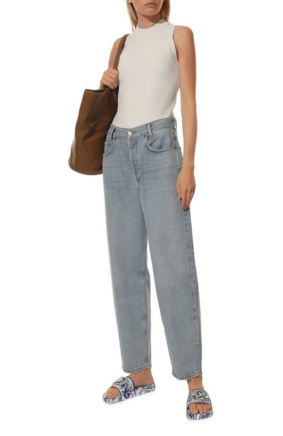 Шлепанцы maiolica blu DOLCE & GABBANA, арт. CW2059/AB816, фото 2