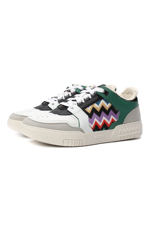 

Кеды из экокожи Missoni, Зелёный