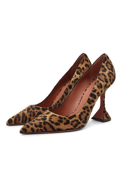 Кожаные туфли ami AMINA MUADDI, арт. AMIPUMPP0NY/P0NY LE0PARD/BLACK+BR0WN, фото 1