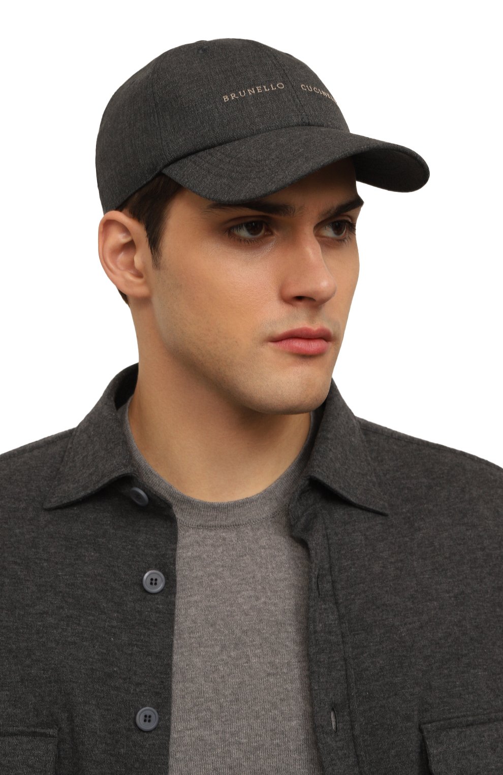 Шерстяная бейсболка BRUNELLO CUCINELLI, арт. MB4079977, фото 2