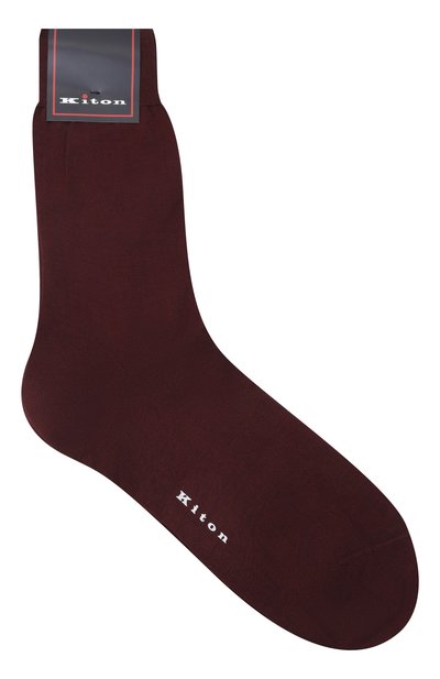 Мужские хлопковые носки KITON, арт. UCALZ26K0766H