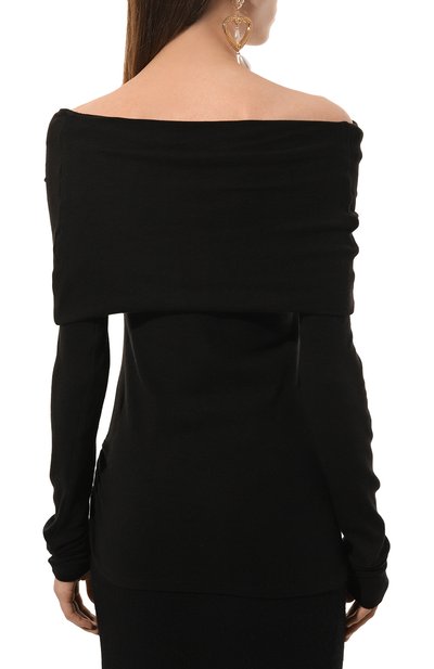 Топ GOOROO черного цвета по цене 28620 руб., арт. KTP005-8730-900-FW24/25, фото 4 Топ GOOROO, арт. KTP005-8730-900-FW24/25, фото 4