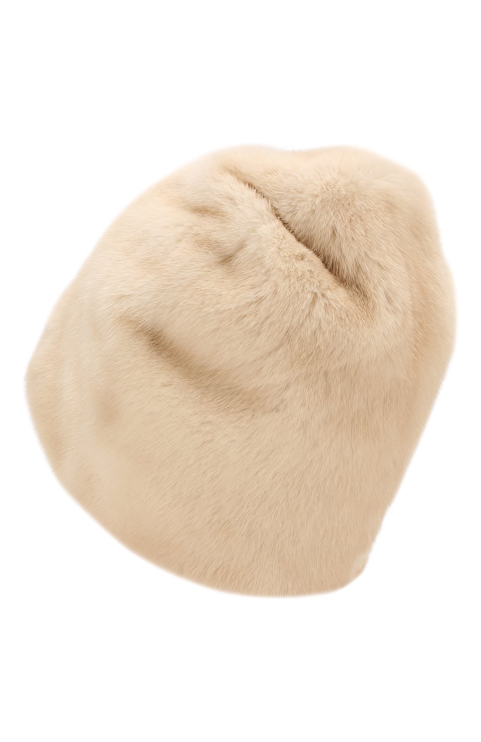 Шапка из меха норки FURLAND бежевого цвета по цене 42020 руб., арт. 0202700110139300665, фото 2 Шапка из меха норки FURLAND, арт. 0202700110139300665, фото 2