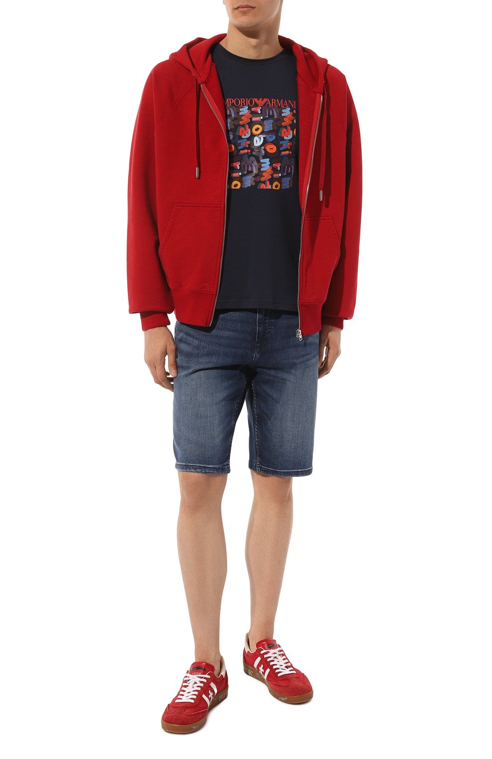 Хлопковая футболка EMPORIO ARMANI, арт. 211818/4R469, фото 2