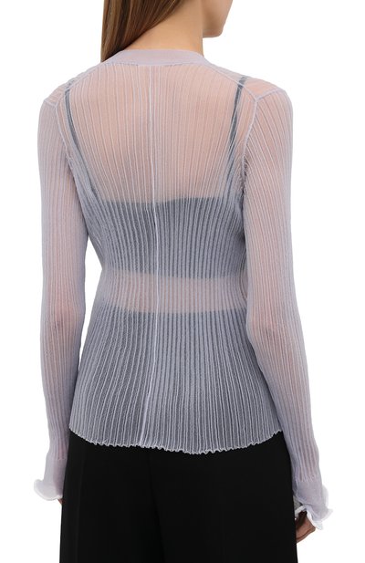 Кардиган ACNE STUDIOS голубого цвета по цене 69950 руб., арт. A60274, фото 4 Кардиган ACNE STUDIOS, арт. A60274, фото 4