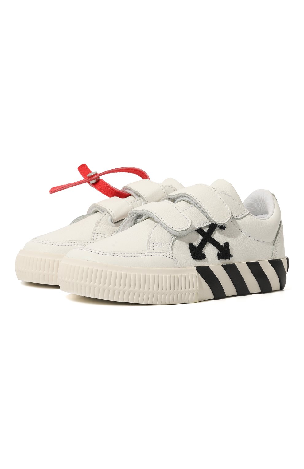 Кожаные кеды safety tag OFF-WHITE, арт. 0BIA005C99LEA0010110, фото 1