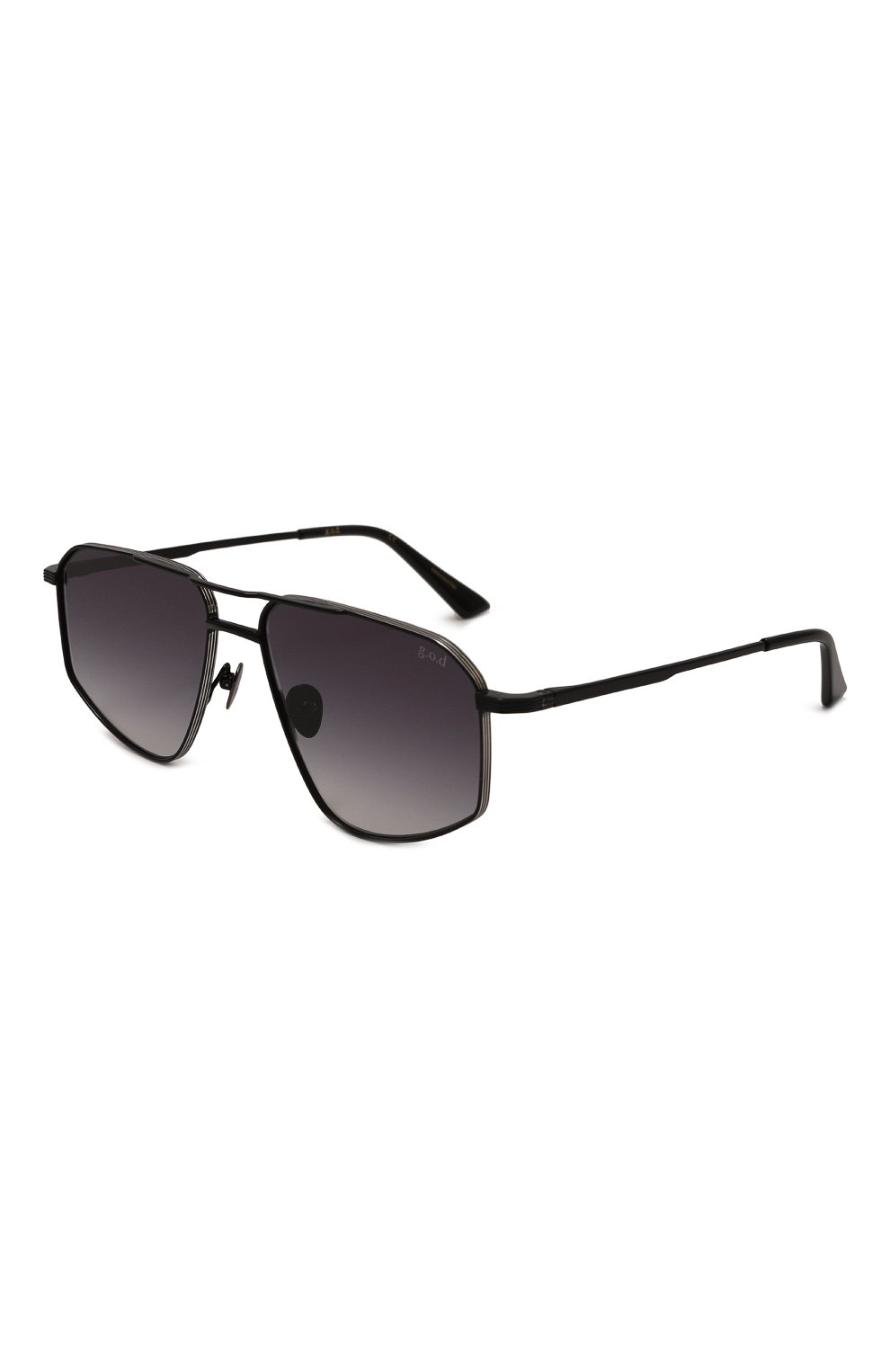 Солнцезащитные очки G.O.D. EYEWEAR, арт. THIRTY SIX II BLACK SILVER/GREY, фото 1