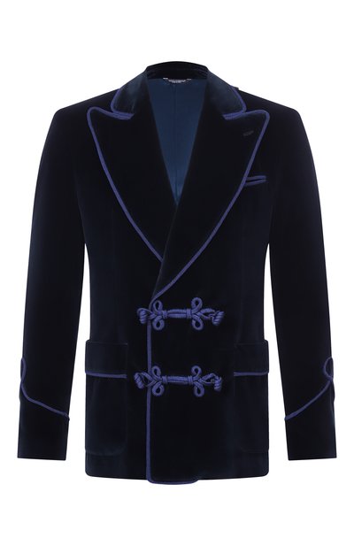 Мужской бархатный пиджак DOLCE & GABBANA, арт. G2VQ4T/FUVG7