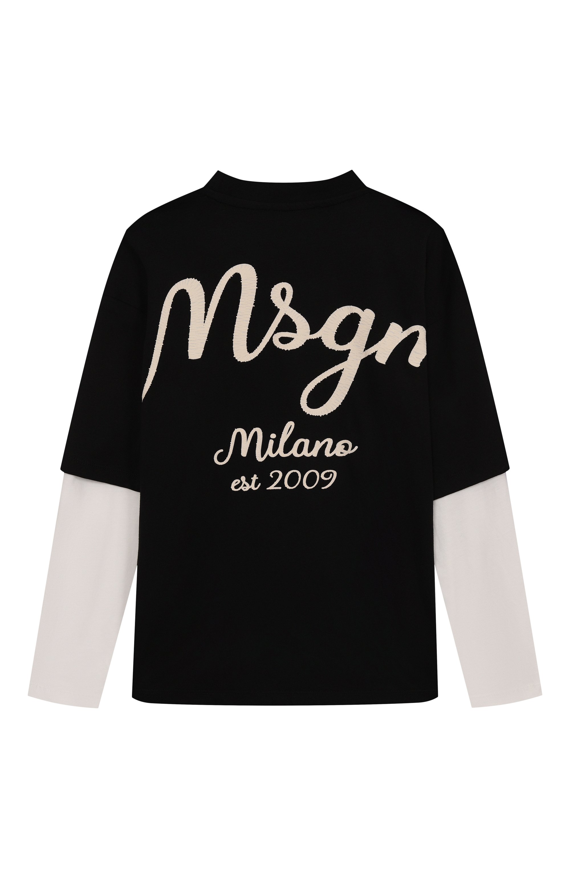 Хлопковый лонгслив MSGM KIDS, арт. F5MSJBTH257, фото 2