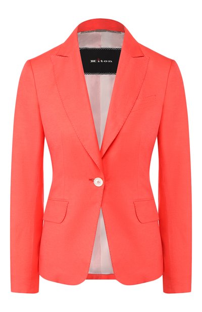 Жакет из смеси хлопка и льна KITON, арт. D15510H07261, фото 1