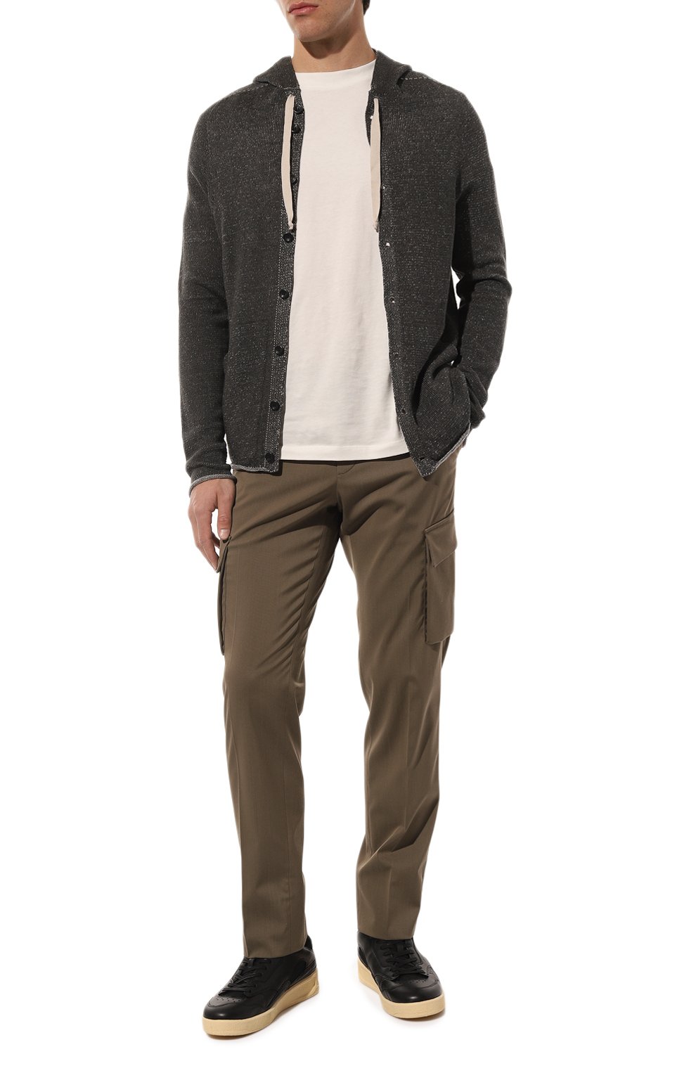 Кардиган изо льна и хлопка HANNES ROETHER, арт. 110510/FE12GAT0.121.101, фото 2