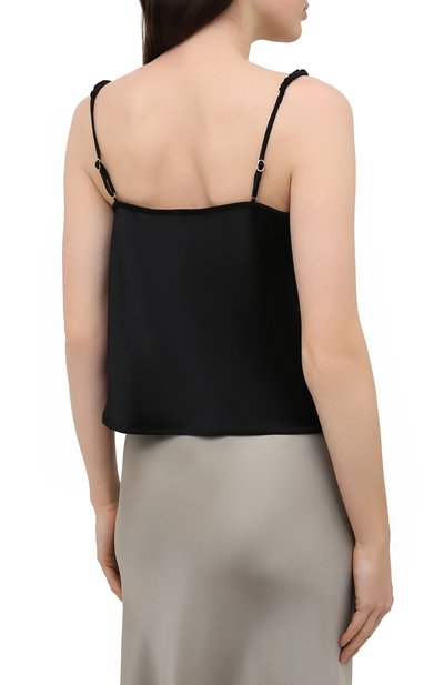 Топ NANUSHKA, арт. ABBY_BLACK_SLIP SATIN, фото 4