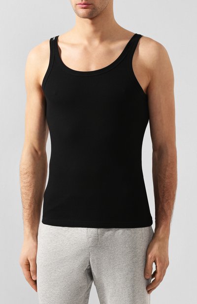 Хлопковая майка с круглым вырезом DOLCE & GABBANA, арт. 0121/N8A19J/00026, фото 3