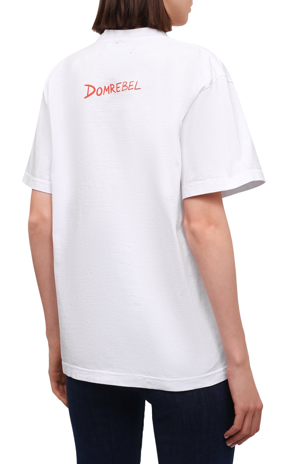 Хлопковая футболка DOMREBEL, арт. B00TY/0VER TEE/W, фото 4