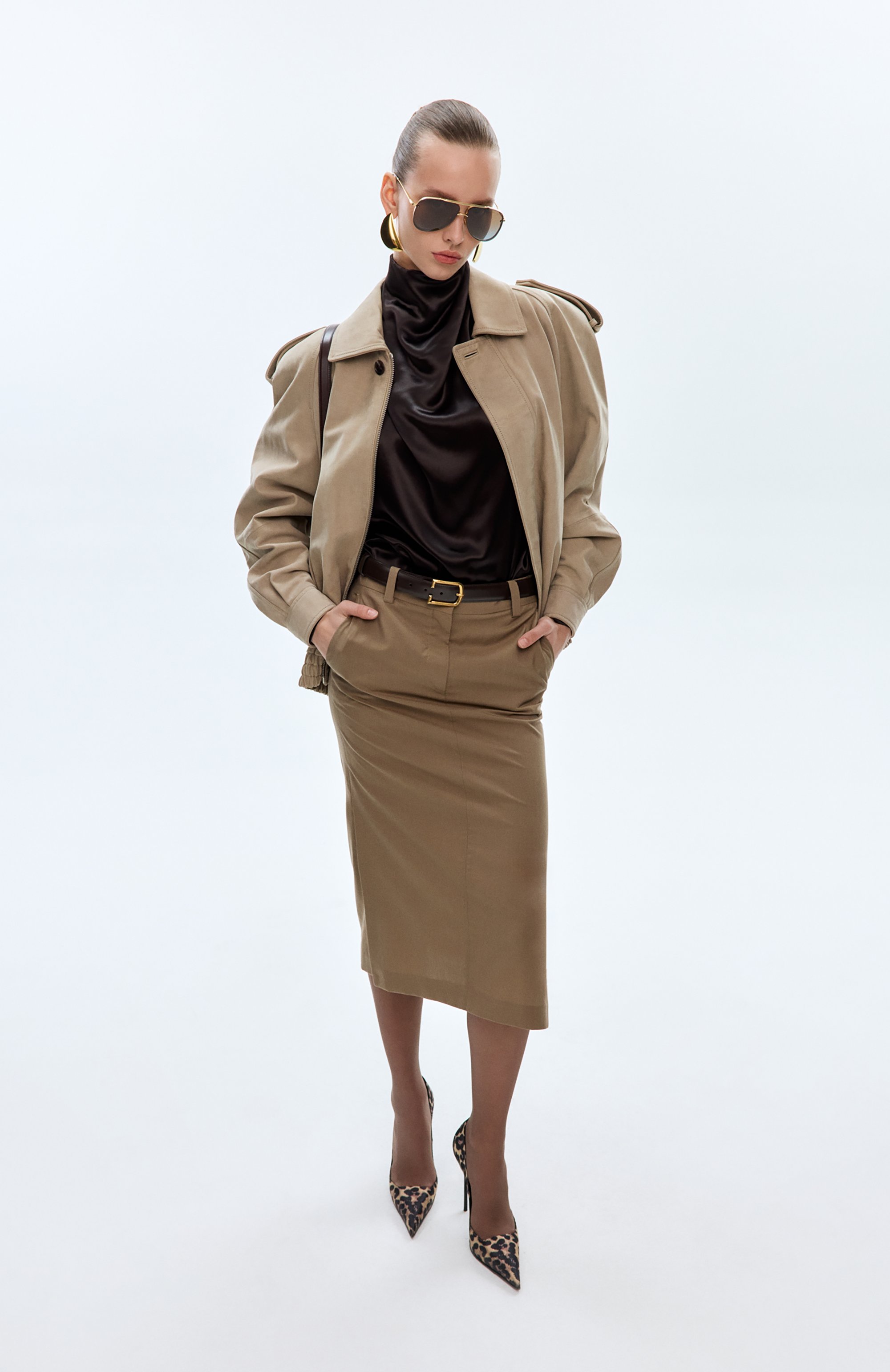 Кожаная куртка SAINT LAURENT, арт. 827736/YCQN2, фото 6