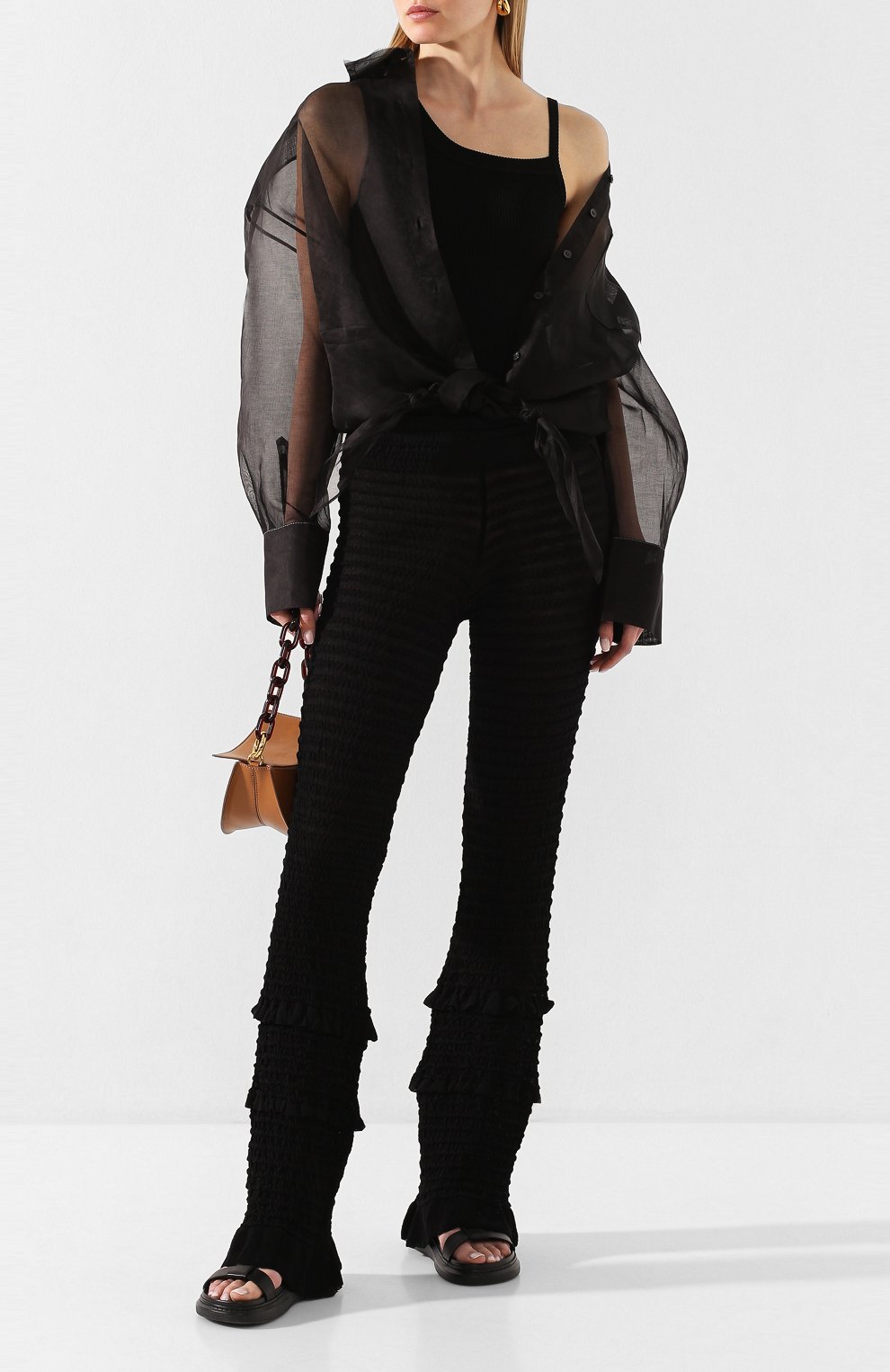 Хлопковые брюки ACNE STUDIOS, арт. AK0232/W, фото 2