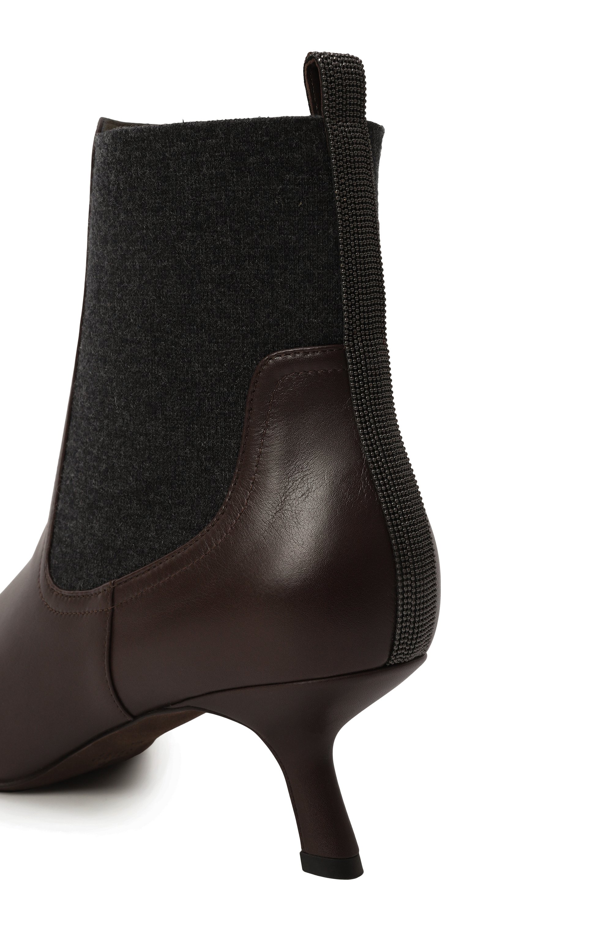 Кожаные ботильоны BRUNELLO CUCINELLI, арт. MZSKC2771P, фото 7