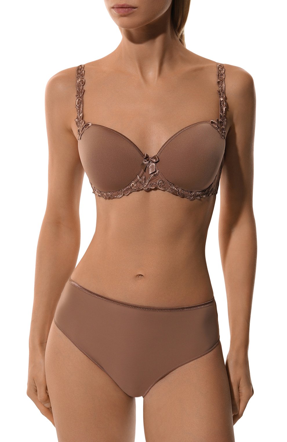 Трусы-слипы SIMONE PERELE бежевого цвета по цене 7460 руб., арт. 131777, фото 2 Трусы-слипы SIMONE PERELE, арт. 131777, фото 2