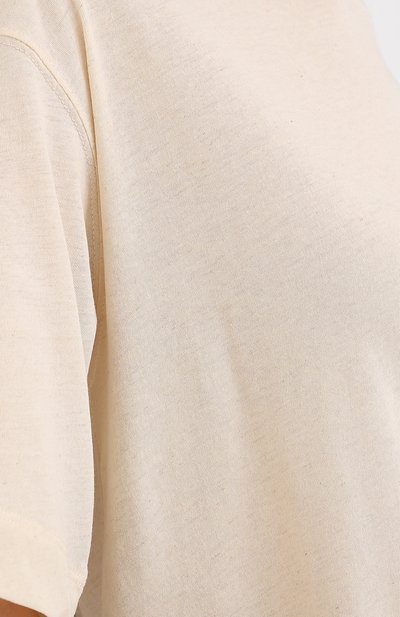 Футболка из хлопка и льна MOUSSY, арт. 025DS380-0390, фото 5