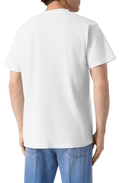 Хлопковая футболка SPORTY AND RICH, арт. T0043508501WH01, фото 4