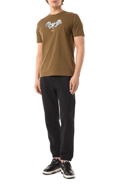 Хлопковая футболка BOSS ORANGE, арт. 50534924, фото 2