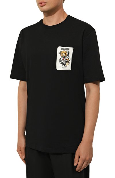 Хлопковая футболка MOSCHINO, арт. V0713/5241, фото 3