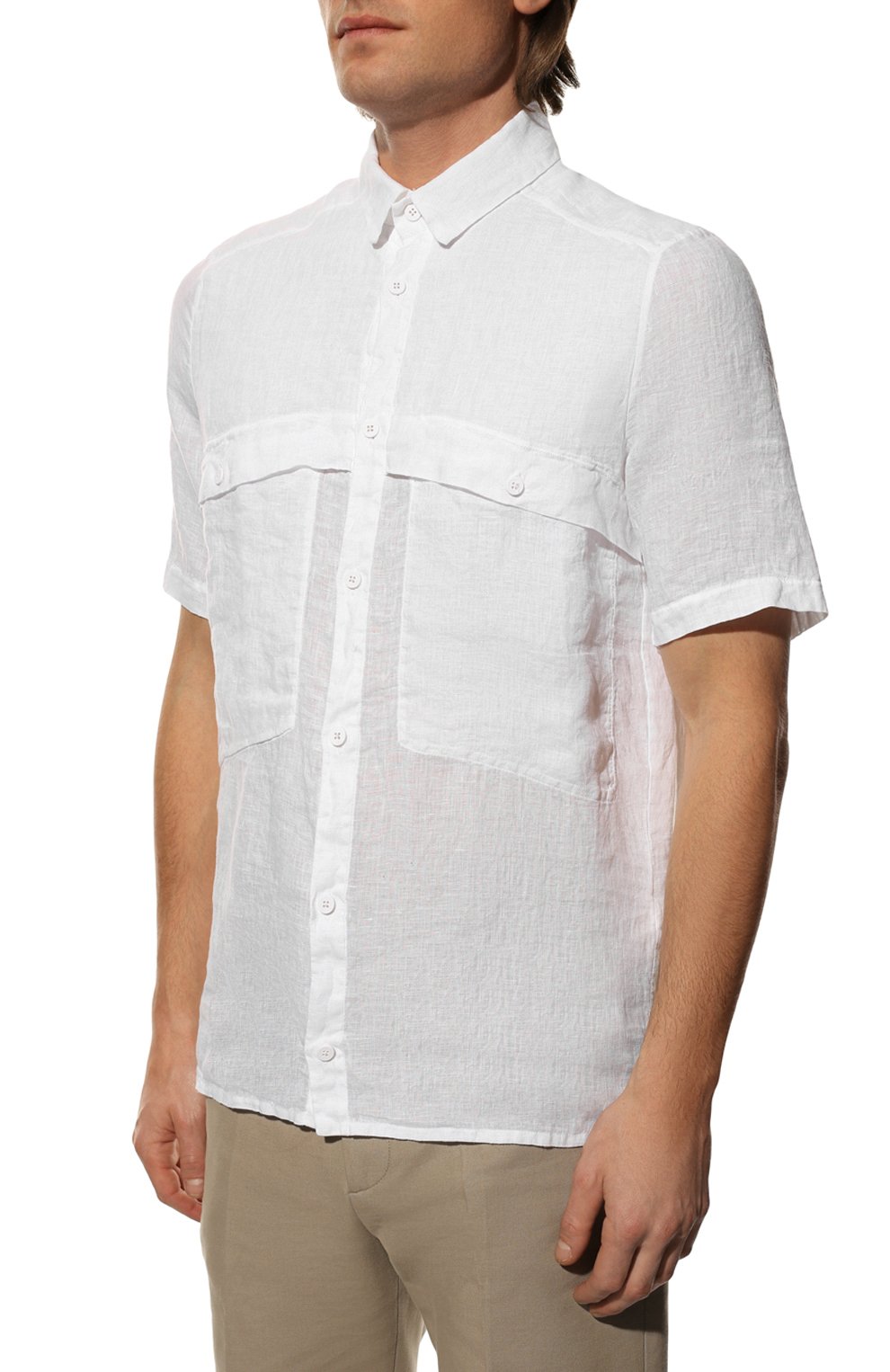 Льняная рубашка TRANSIT, арт. CFUTRQV311, фото 3